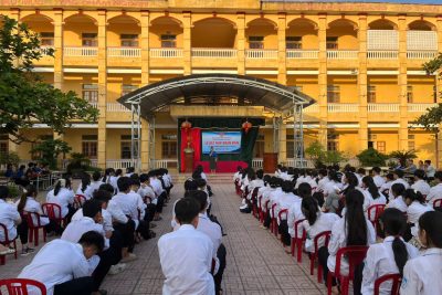 LỄ KẾT NẠP ĐOÀN VIÊN MỚI NĂM HỌC 2025 -2026